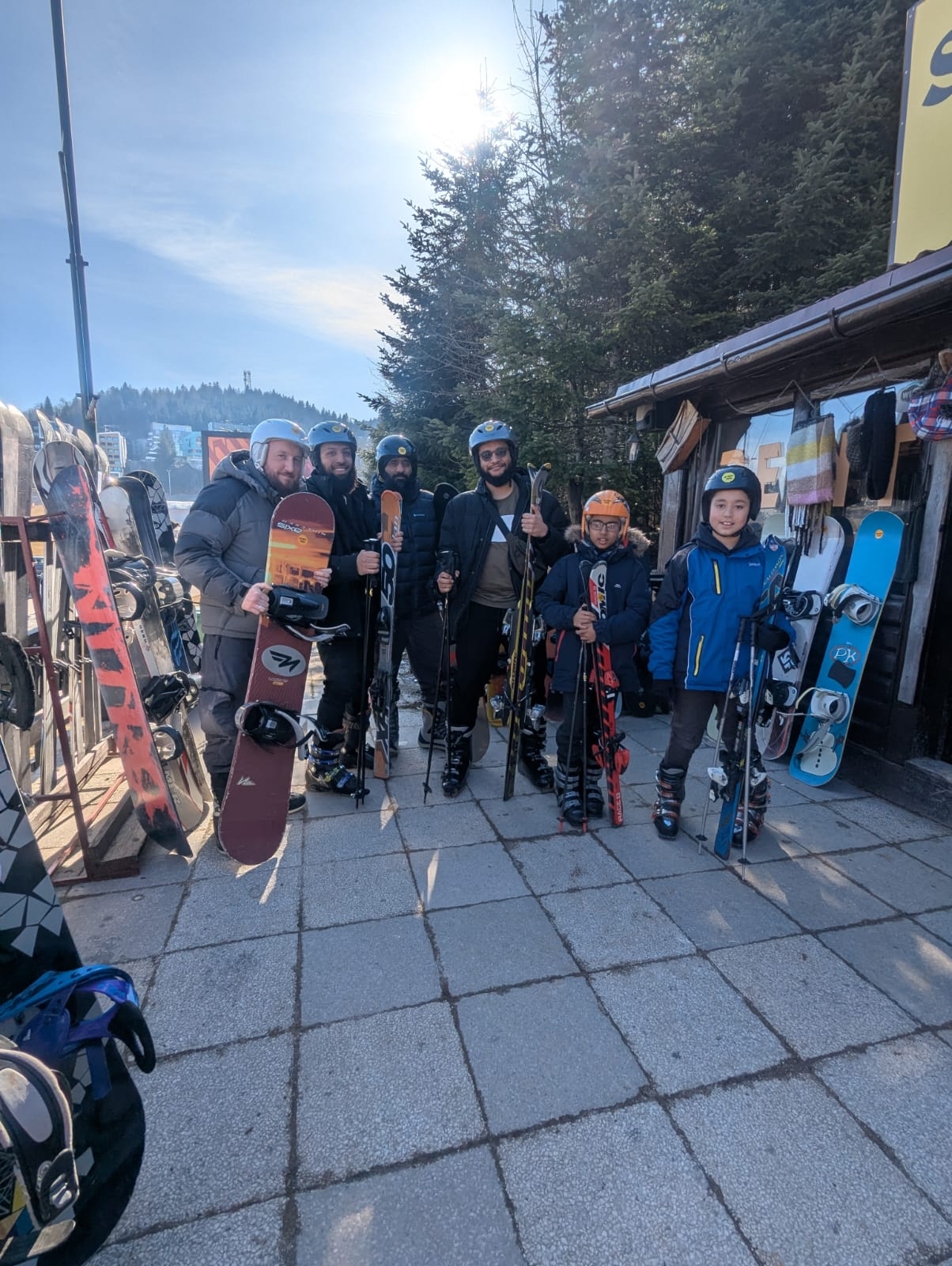 Winter adventure — Skiing and snowboarding on the Olympic mountains above Sarajevo.