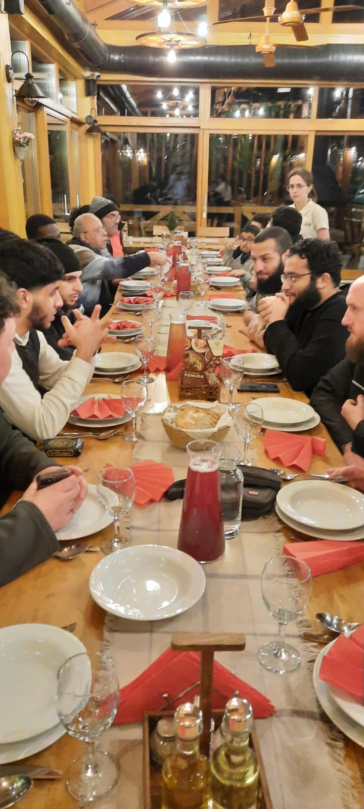 Dining together — A shared table, local food and good conversation.